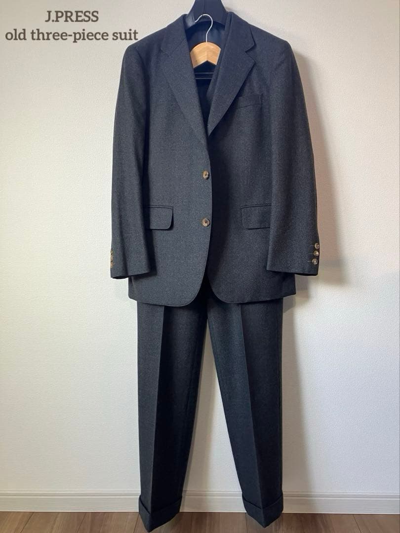 80s　J.PRESS　 Presstige　3ピーススーツセットアップ