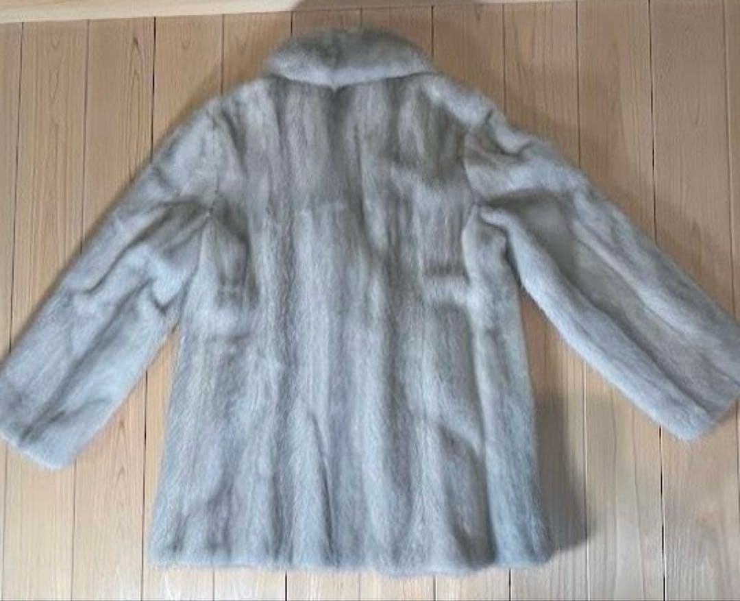 最高級 サファイア ミンク ハーフコート