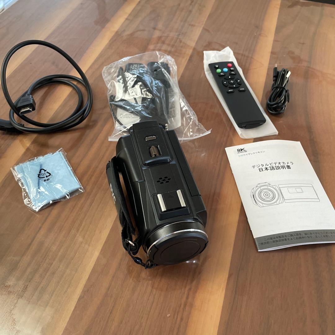 ビデオカメラカメラ8K6400万画素 18倍ズームWifi内蔵ライトハンディカム