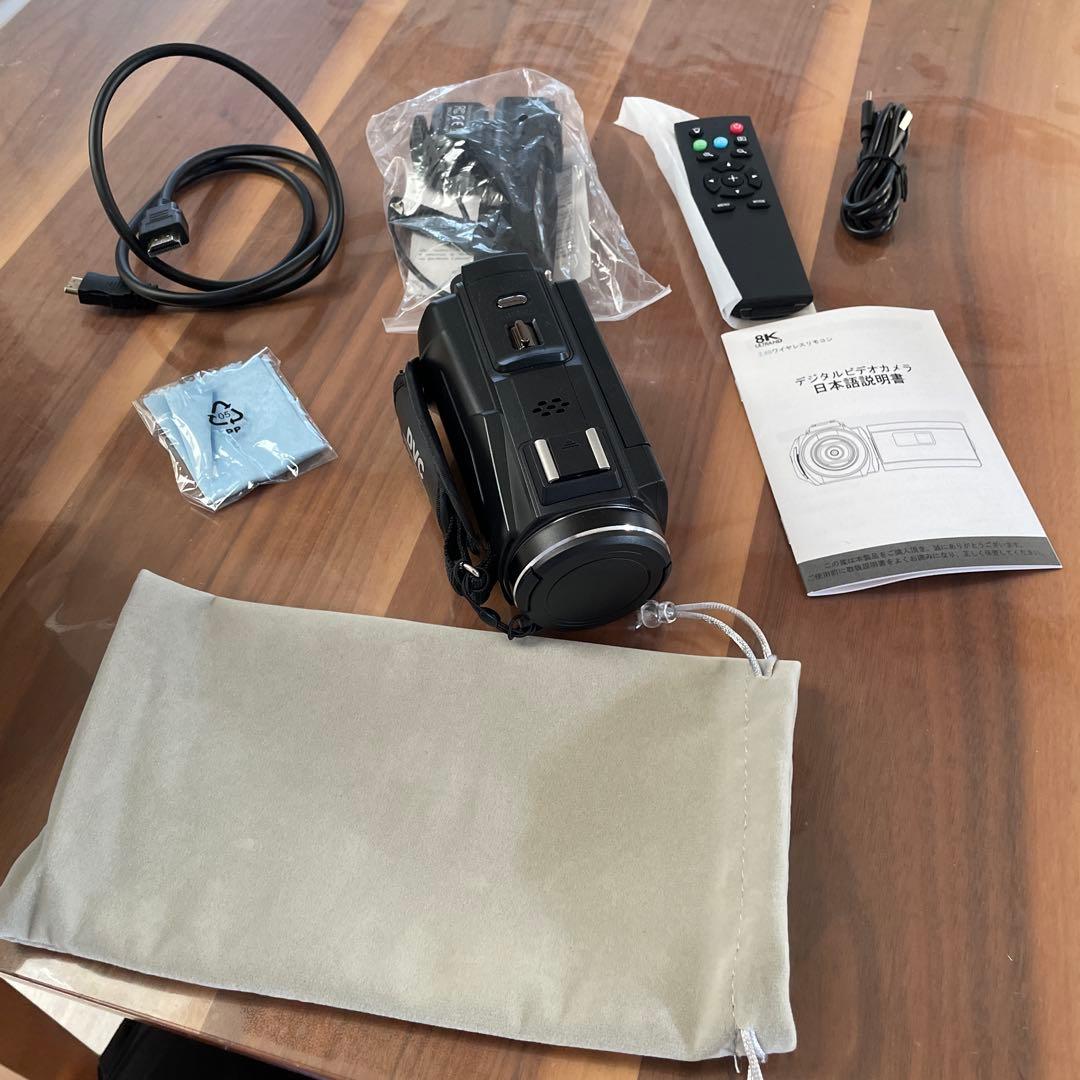 ビデオカメラカメラ8K6400万画素 18倍ズームWifi内蔵ライトハンディカム