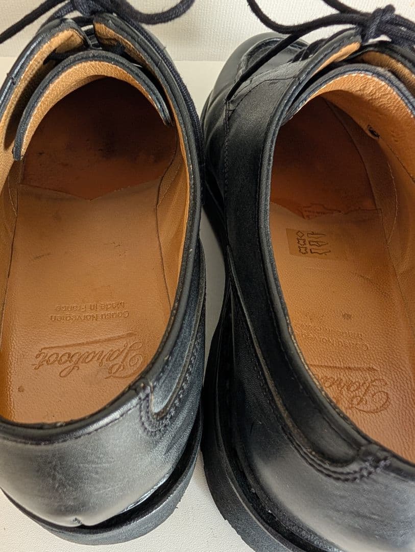 【美品】パラブーツ　シャンボード　ブラック　5.5サイズ シューツリー付き