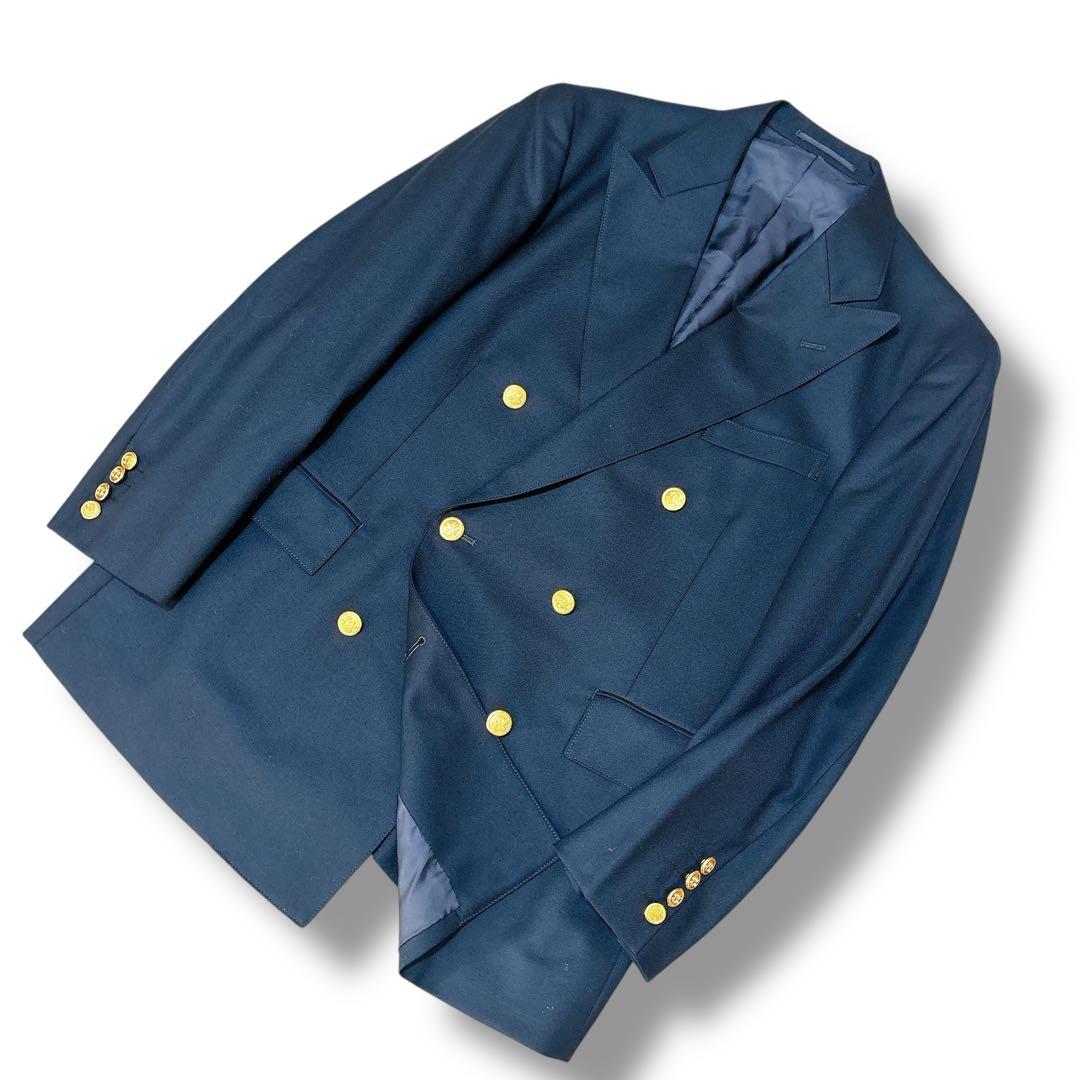 未使用級 J.PRESS 紺ブレ ダブルブレスト 金ボタン テーラードジャケット