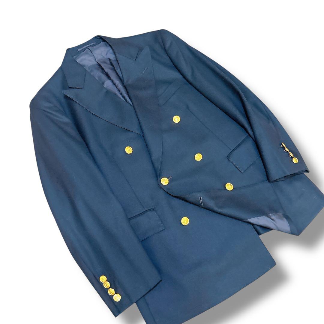 未使用級 J.PRESS 紺ブレ ダブルブレスト 金ボタン テーラードジャケット