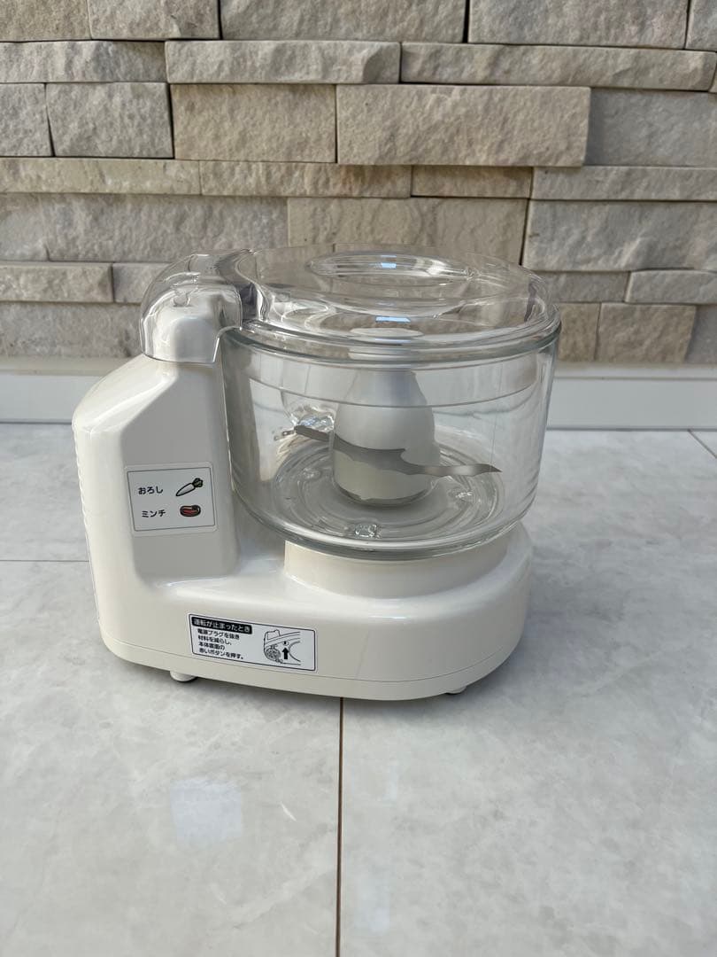 【新品未使用品】Panasonic フードプロセッサー MK-K48-W