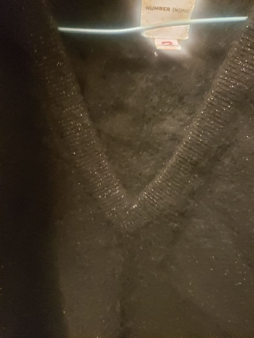 最終価格ナンバーナイン カシミア ニットベスト ロックアイドル期