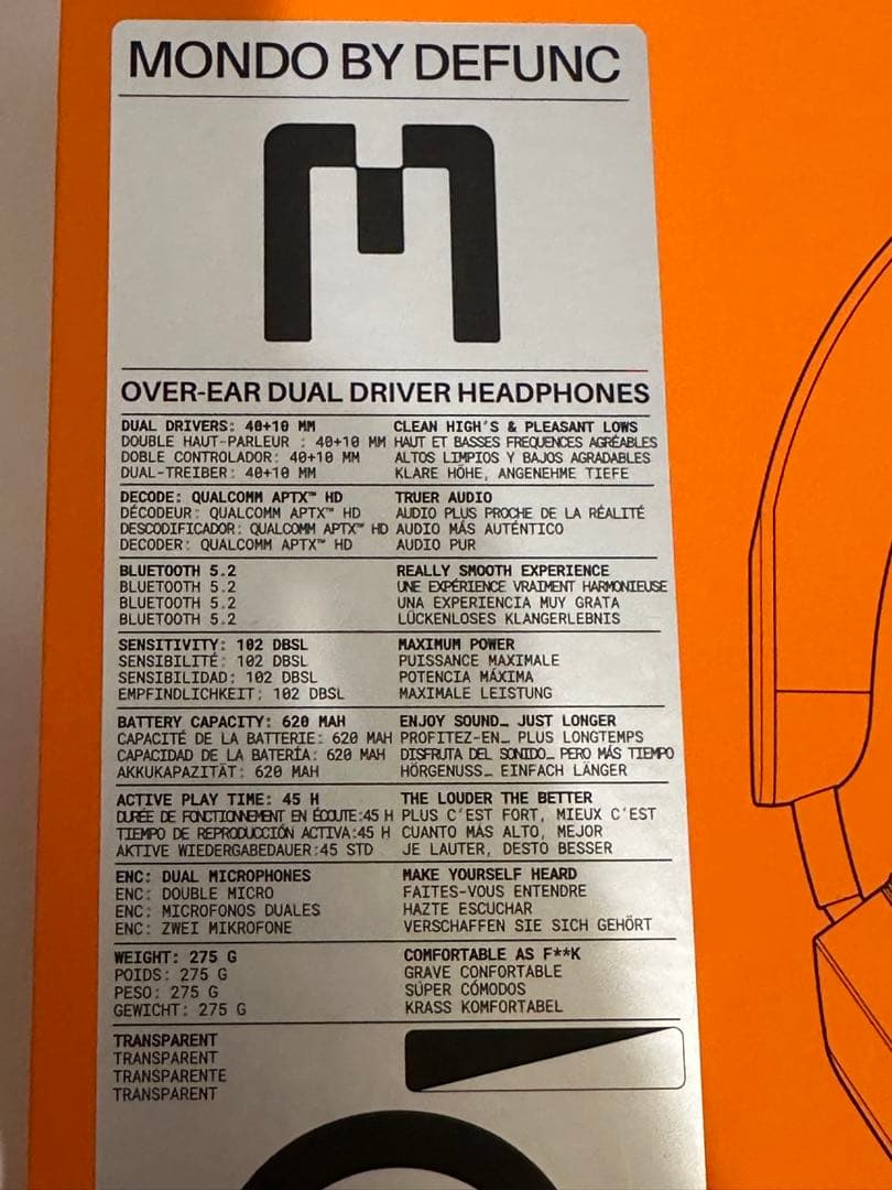 MONDO BY DEFUNC OVEREAR M1002 デファンクヘッドホン