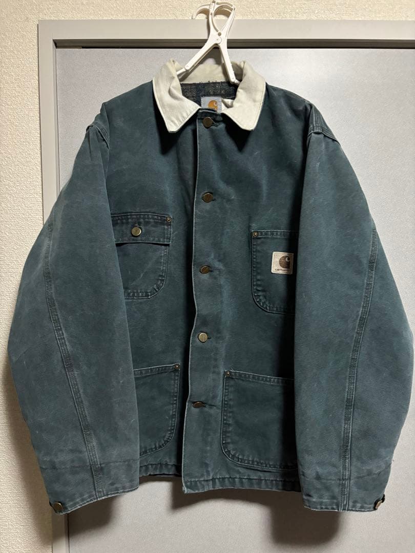 r*n様 スペシャル 80s 星タグ カーハート チョアコート L エメラルド