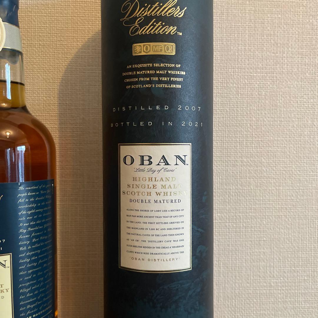 OBAN Distiller's Edition 2007/2021 限定