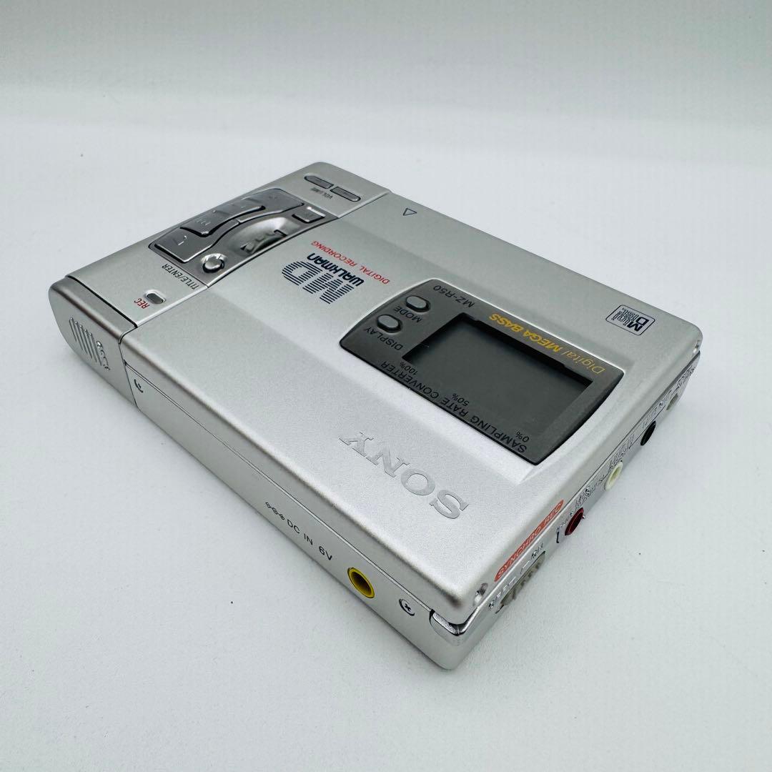 【極美品】SONY MZ-R50 ポータブルMDプレーヤー 希少