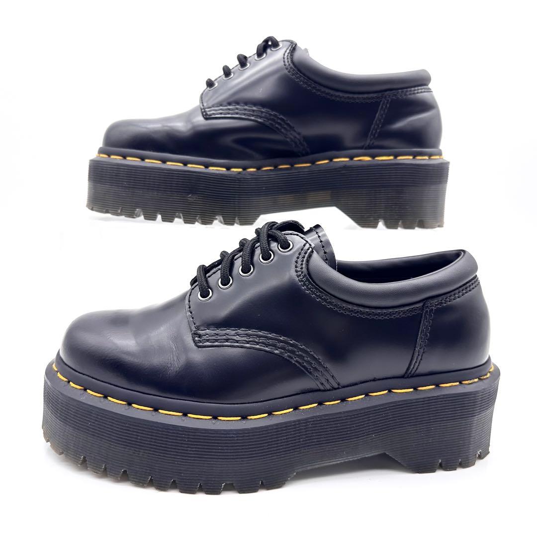 【極美品】ドクターマーチン 8053 QUAD ブラック ダブルソール 厚底