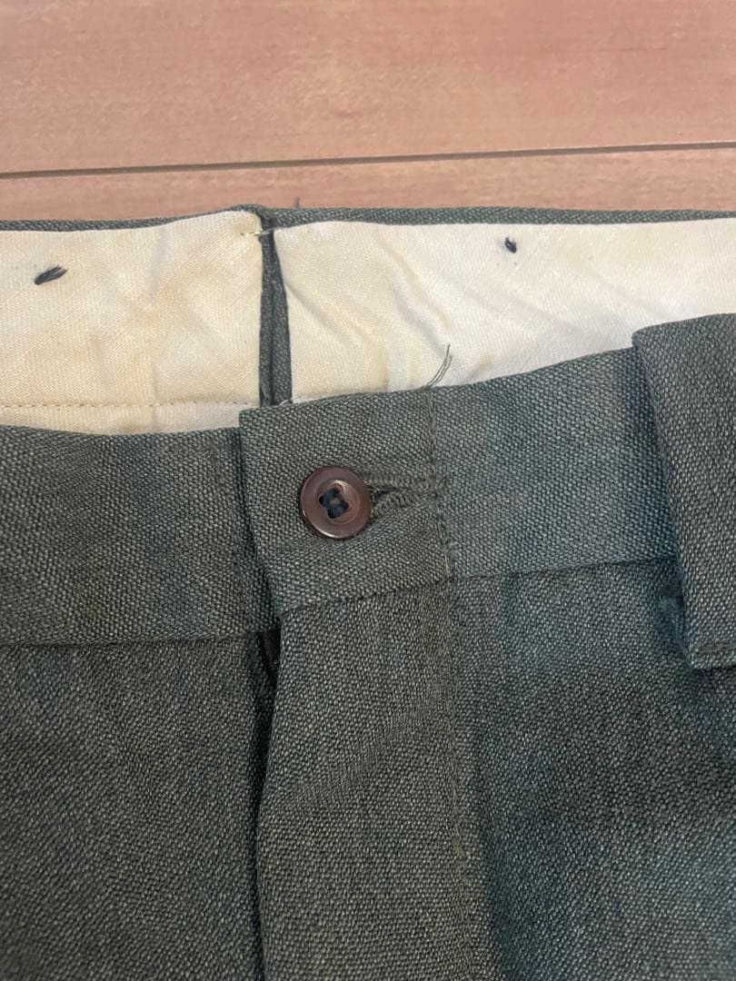 チ*城様 L.L.Bean 筆記体タグ オリーブ ウィップコード・スラックス