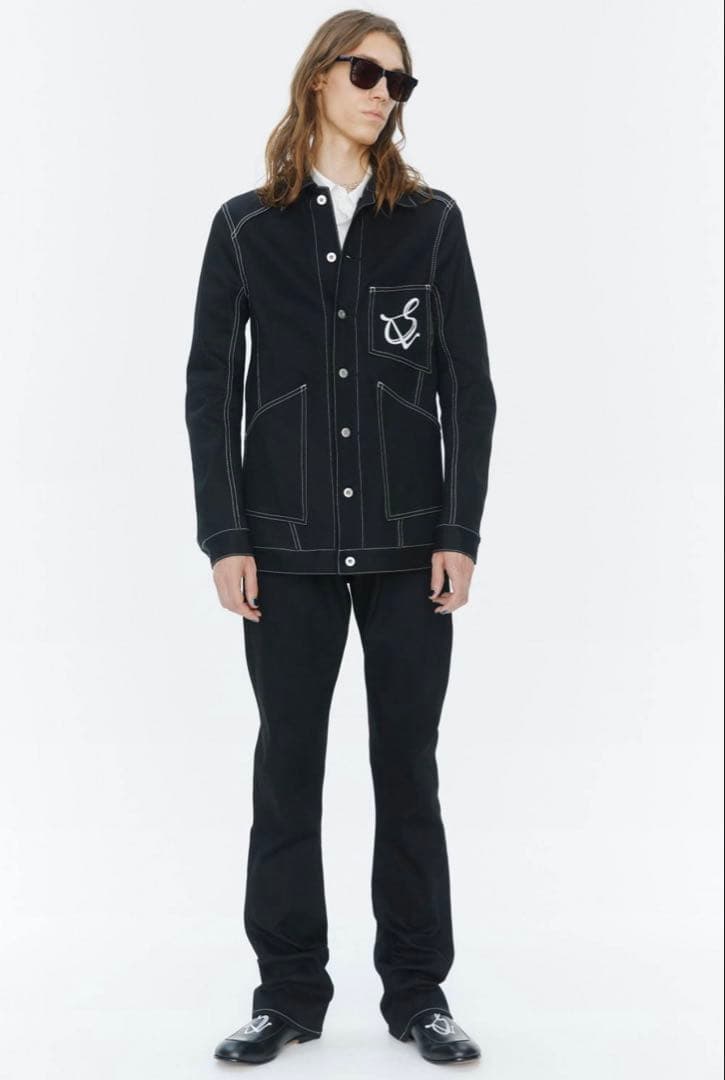 sulvam サルバム デニムジャケット ブラック