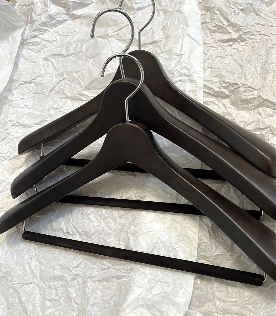 ●美品【ナカタハンガー】メンズハンガー SET-01 3本