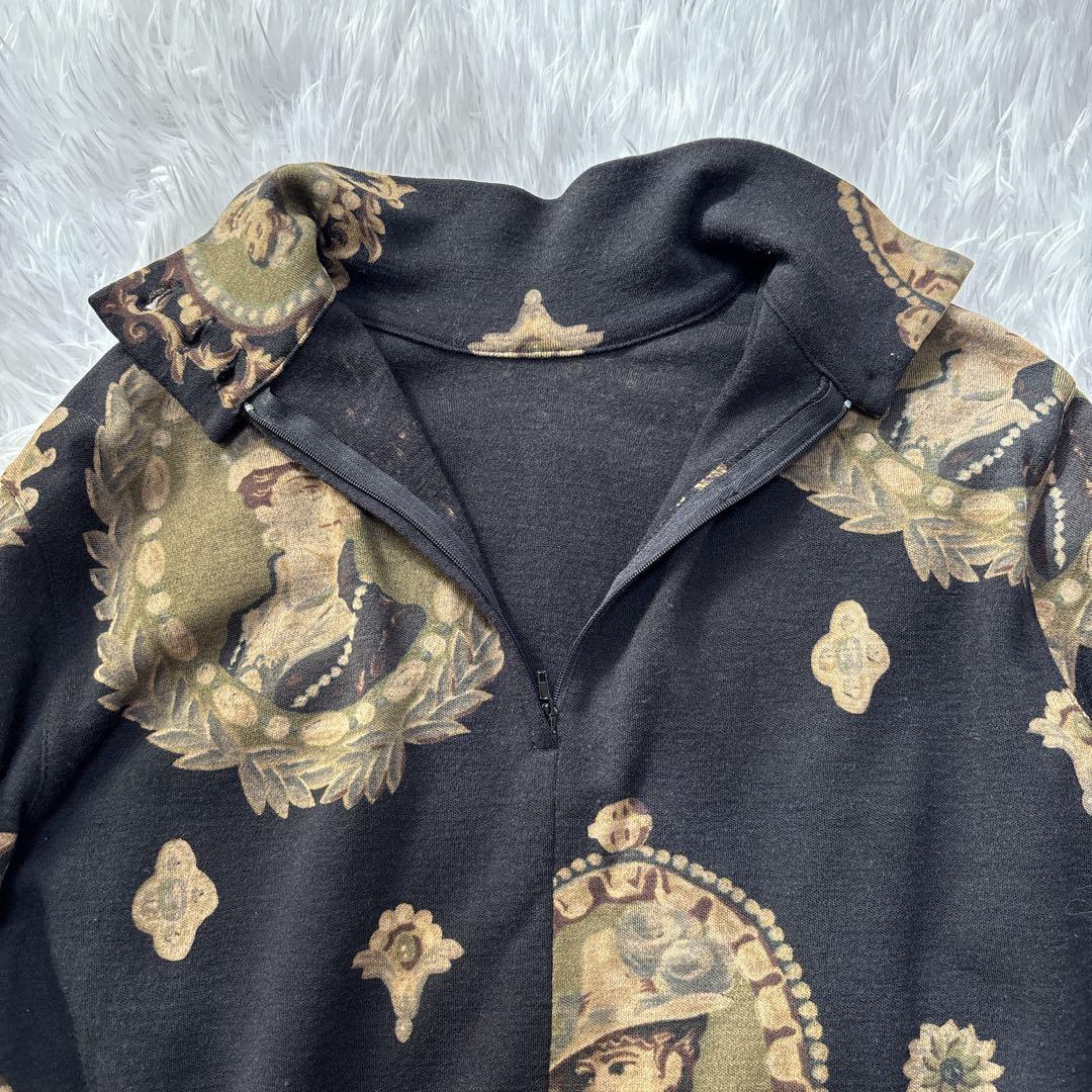 トクコプルミエヴォル ブローチ 中世ヨーロッパ モックネック チュニック　黒