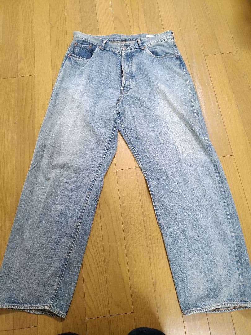 ☆訂正☆21ss comoli ブリーチデニム サイズ2