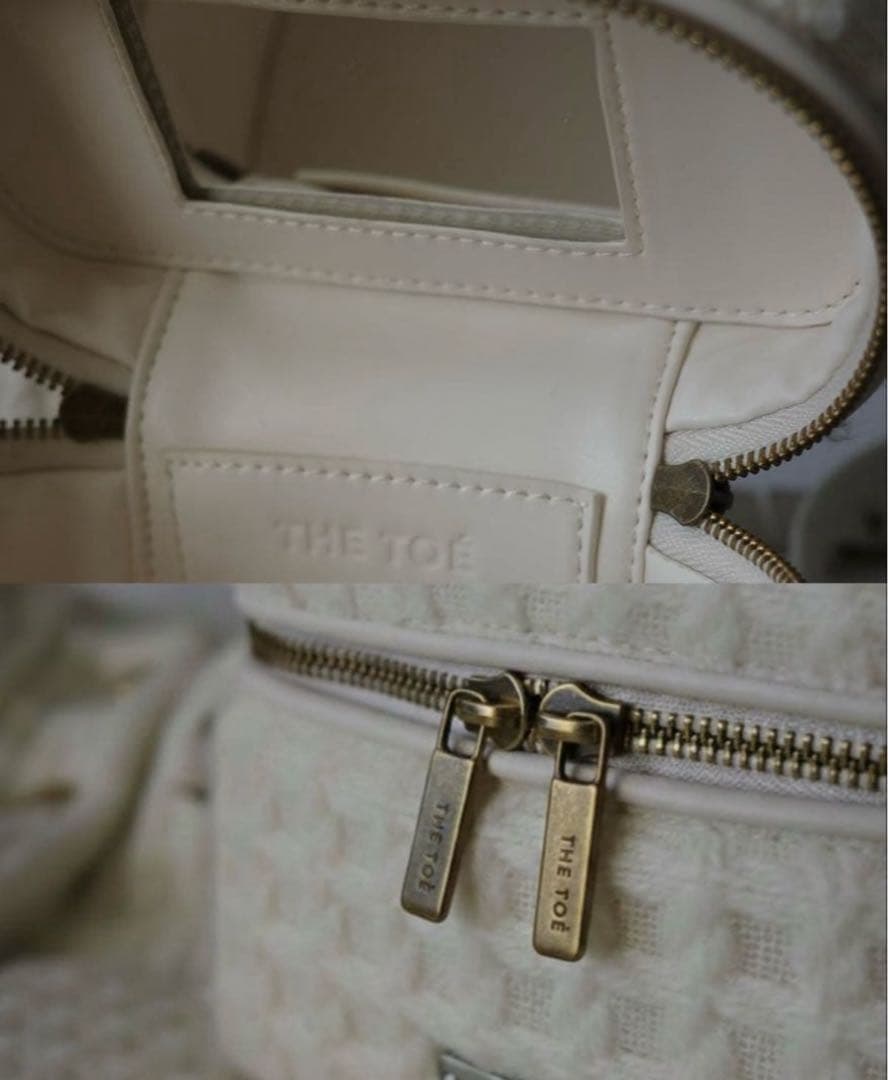 THE TOE Hohe Vanity Bag バニティバッグ　アイボリー