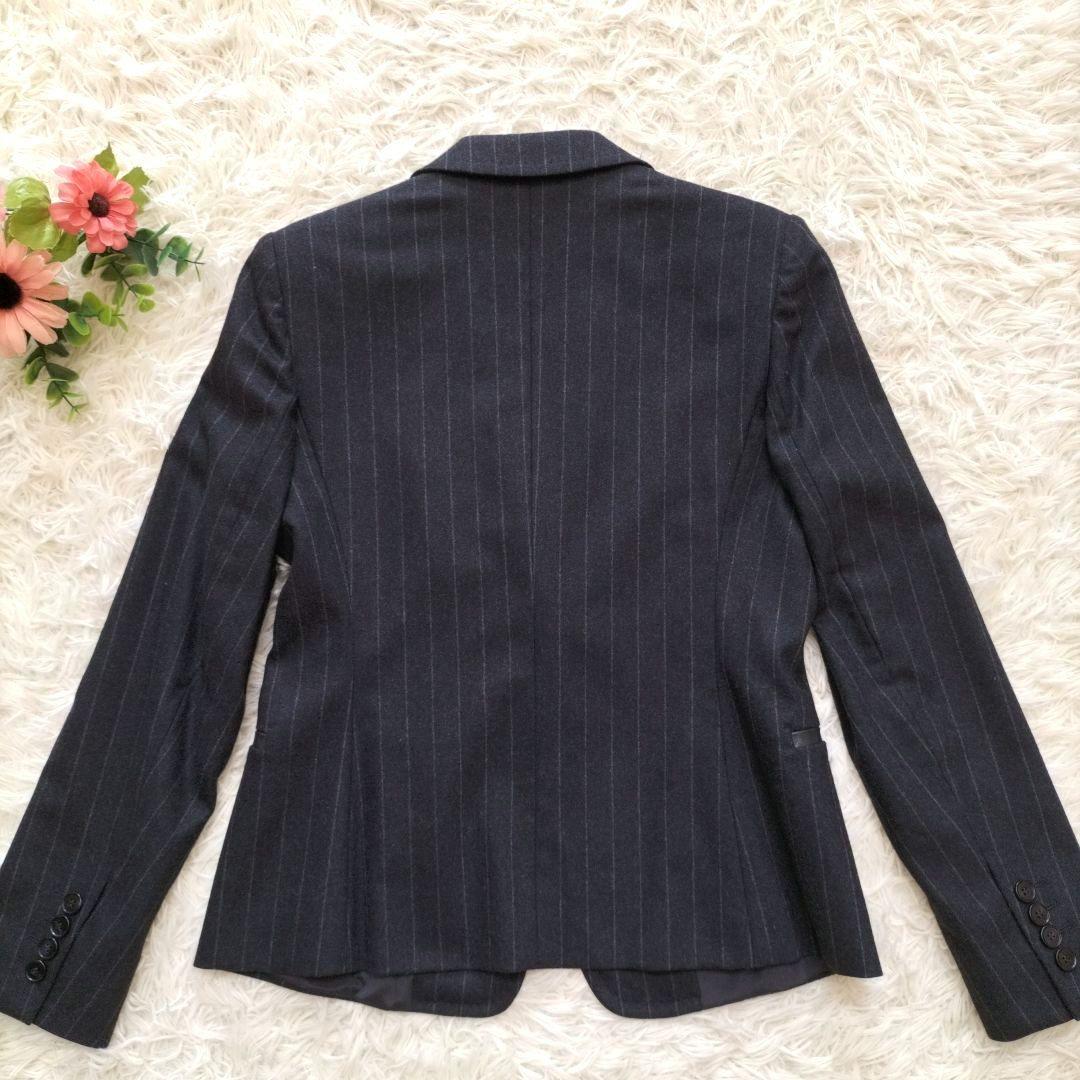 白タグ✨マックスマーラ カシミヤ混 テーラードジャケット ブレザー ネイビー