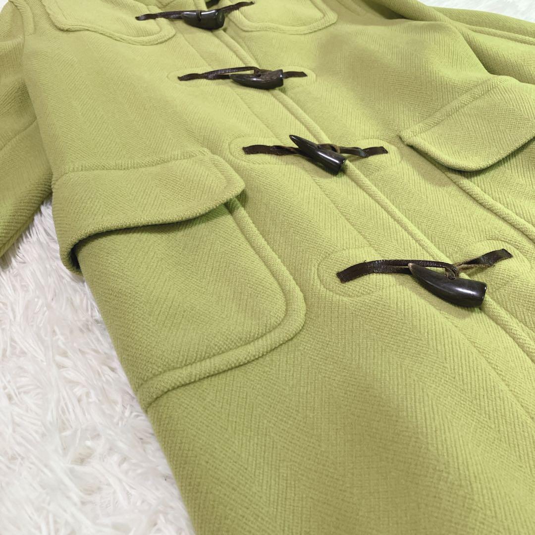 【希少色】OLD　ENGLAND ダッフルコート　ライム色　ヘリンボーン