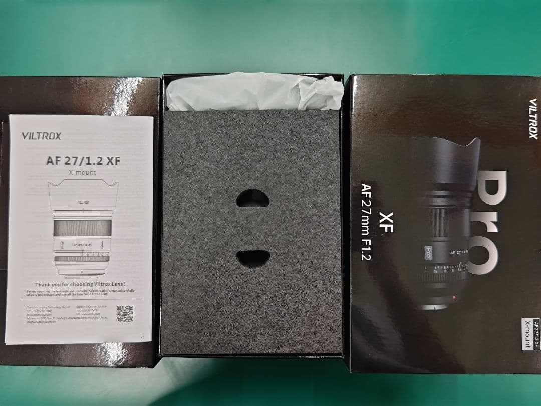 VILTROX AF 27mm F1.2 Xマウント　フジフイルム用