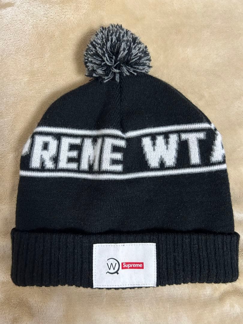 WTAPS x Supreme ニット帽 ポンポン付き