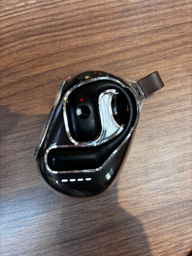 ワイヤレスイヤホン　ブラック　骨伝導