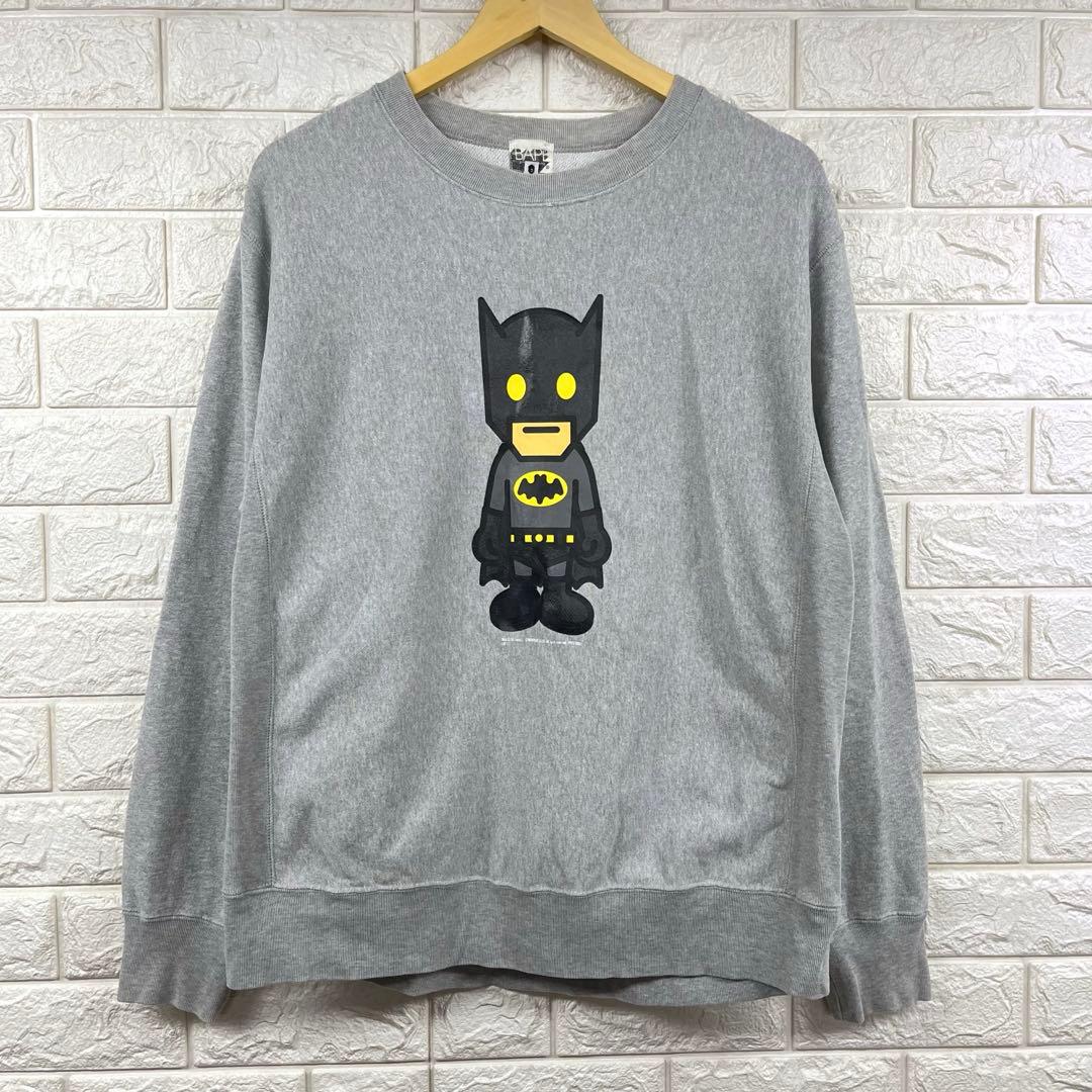 2007 A BATHING APE バットマン　スウェット　M BAPE