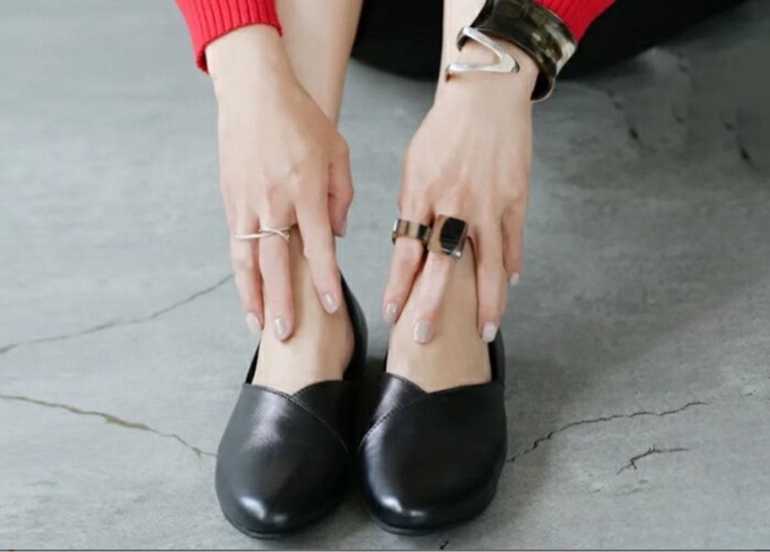 【新品】ユウコイマニシ　パンプス　ブラック