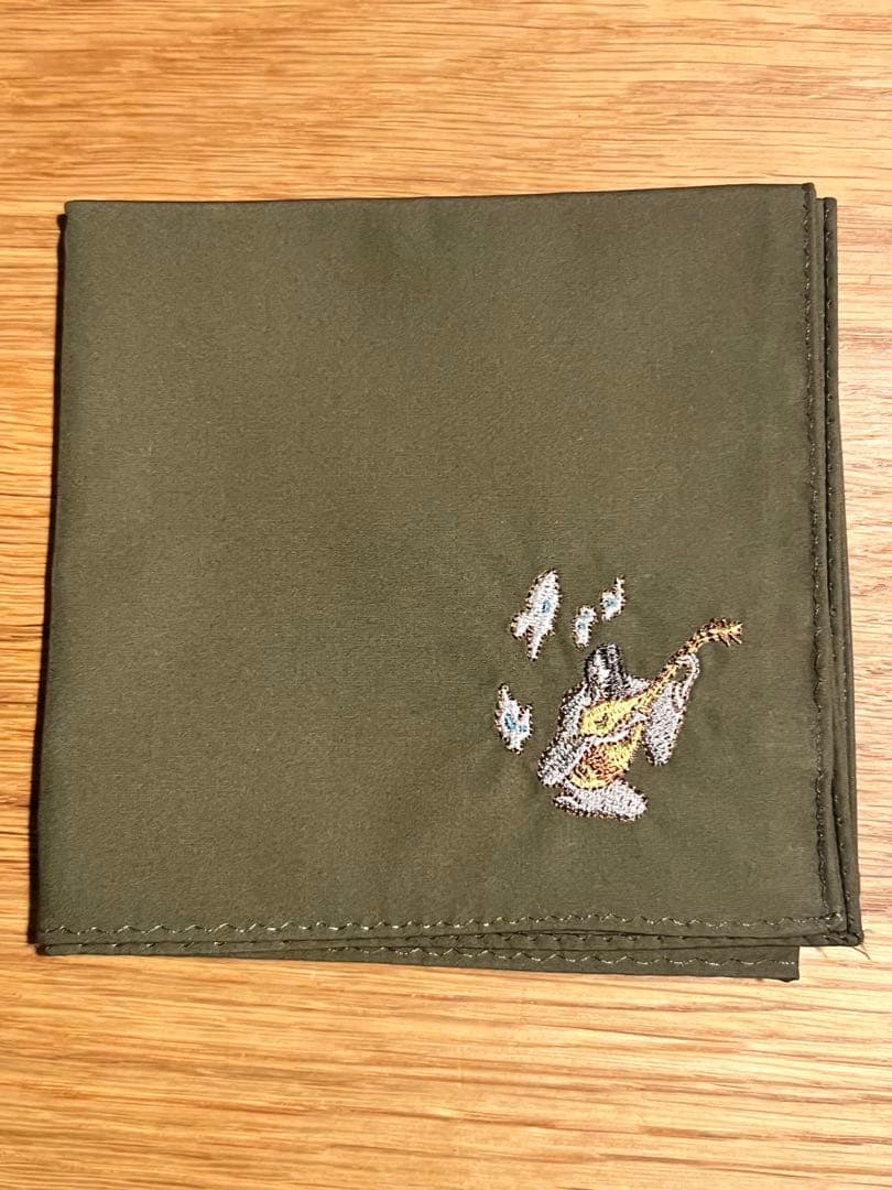 【5点】映画『犬王』　刺繍入りハンカチ　犬王