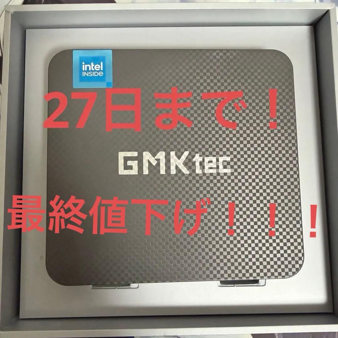 GMKtec ミニPC 16GB+512GB Windows11 Pro