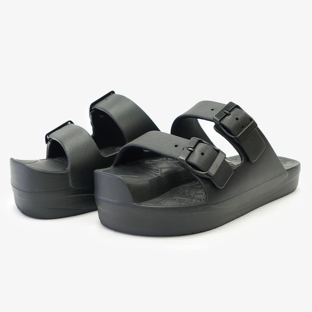 即購入可！ラクバキ racbaki イージーサンダル ラップ ブラック Lサイズ