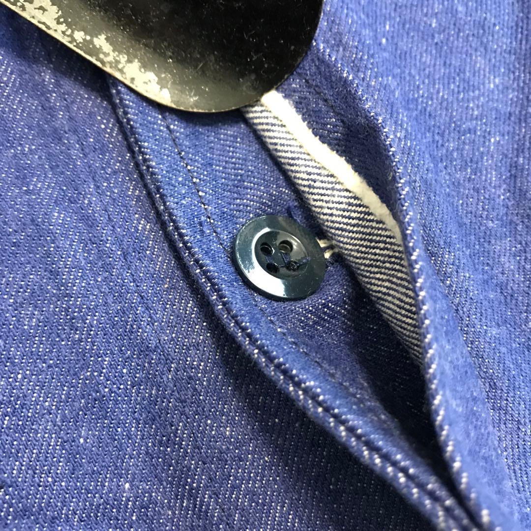 デッドストック！70's スイス製 デニムジャケット ミリタリー