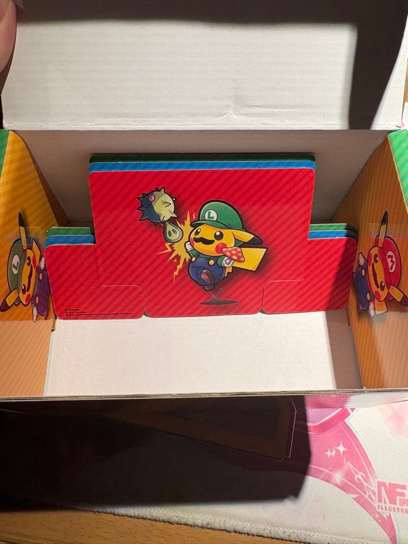 マリオピカチュウ ストレージボックス 空き箱