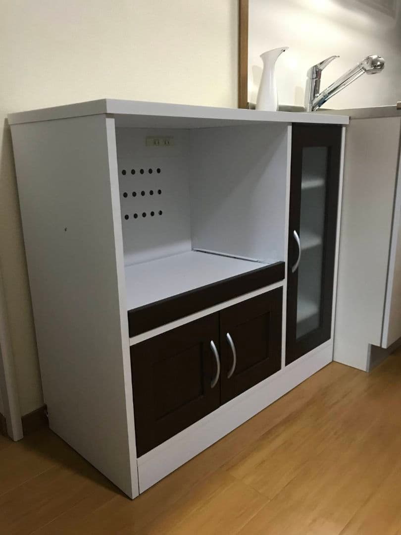 キッチン棚 食器棚 戸棚 レンジ台 収納 新生活