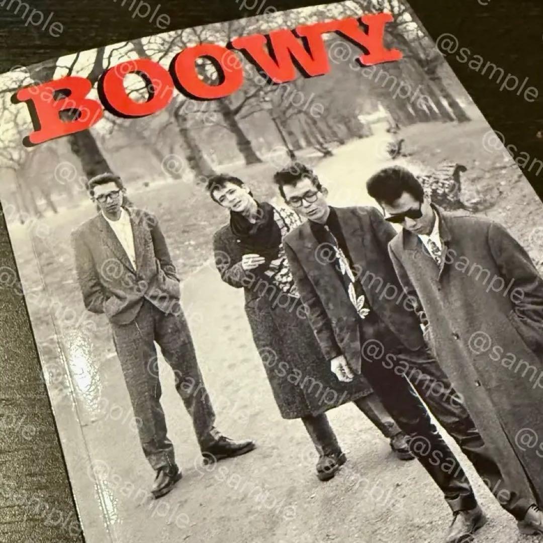 BOØWY 超激レア写真集 BOOWY