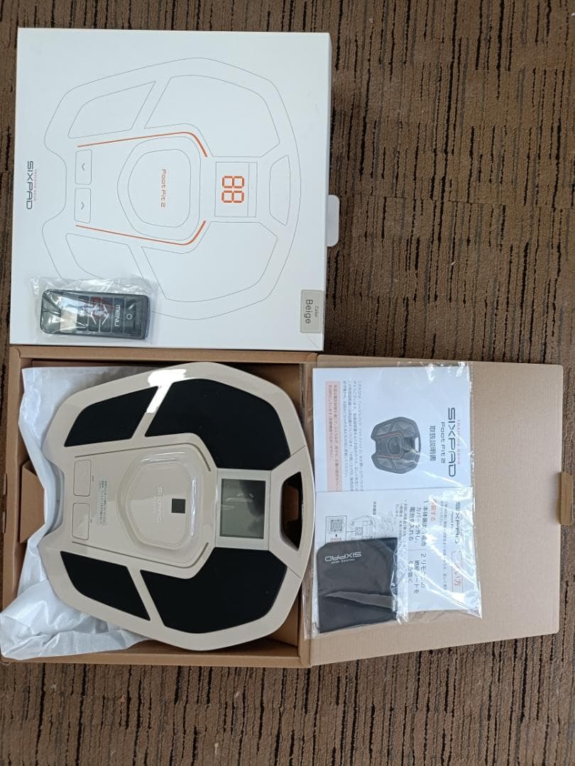 超美品！シックスパッド フットフィット2 SIXPAD footfit2ベージュ