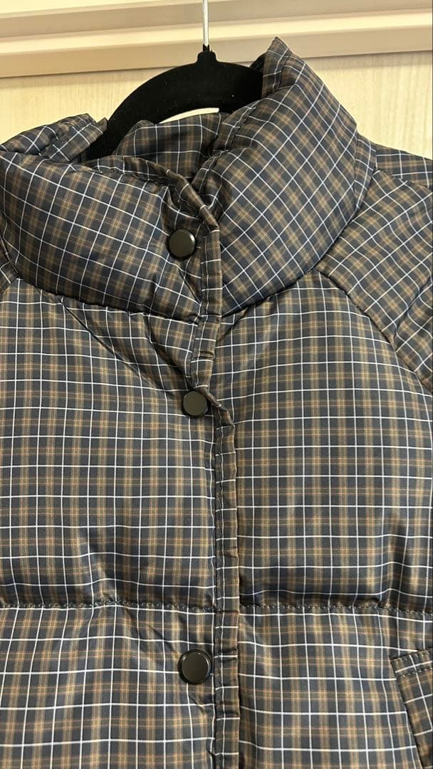 ジャケット・アウター Bargiee CHECK PUFFY DOWN