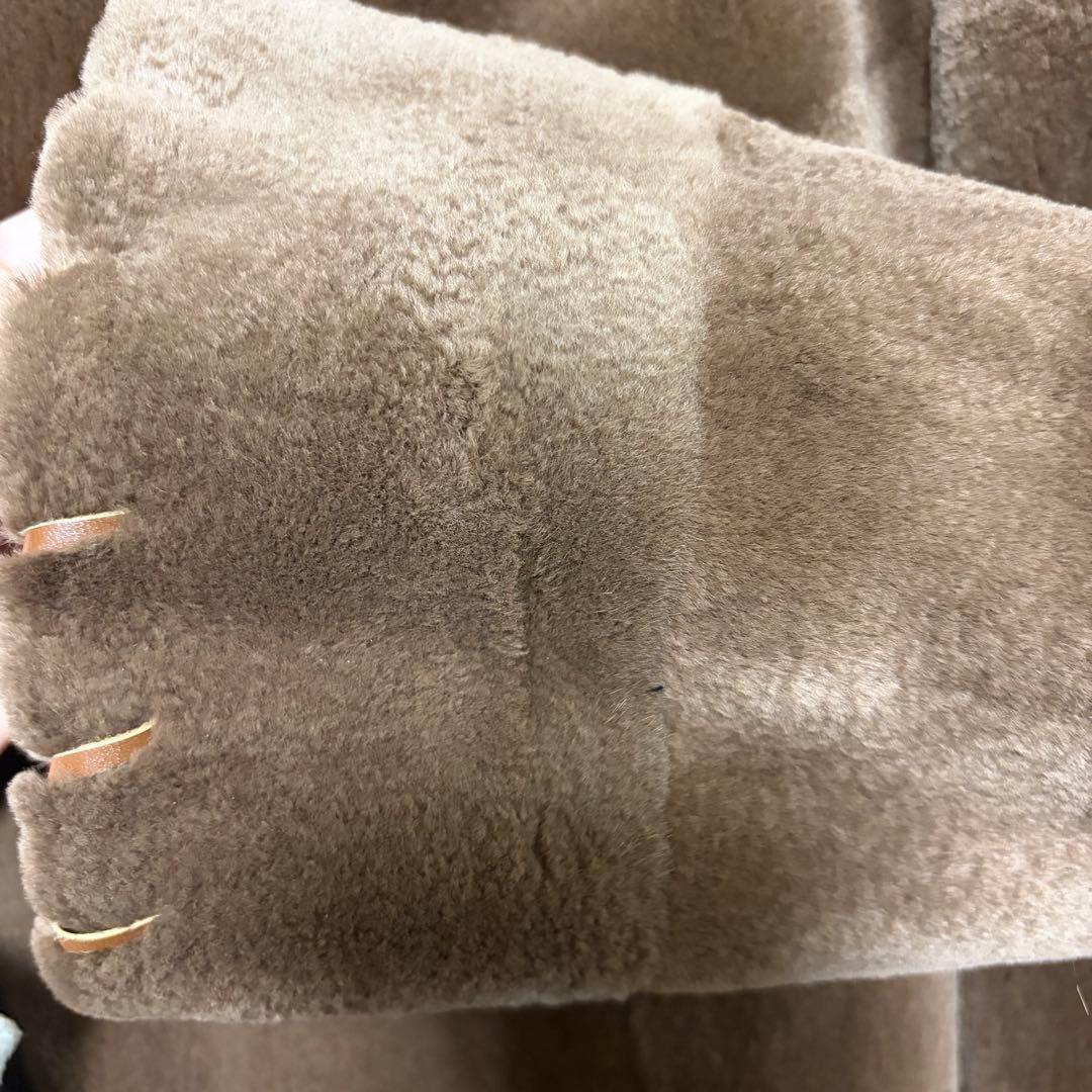 シェアードミンク フード付き　ロングコート　Altima