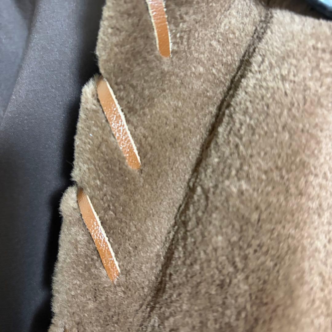 シェアードミンク フード付き　ロングコート　Altima