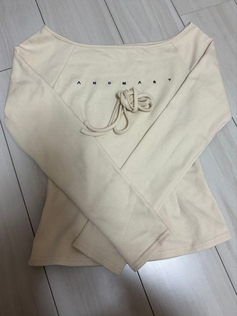 トップス mary logo choker tops