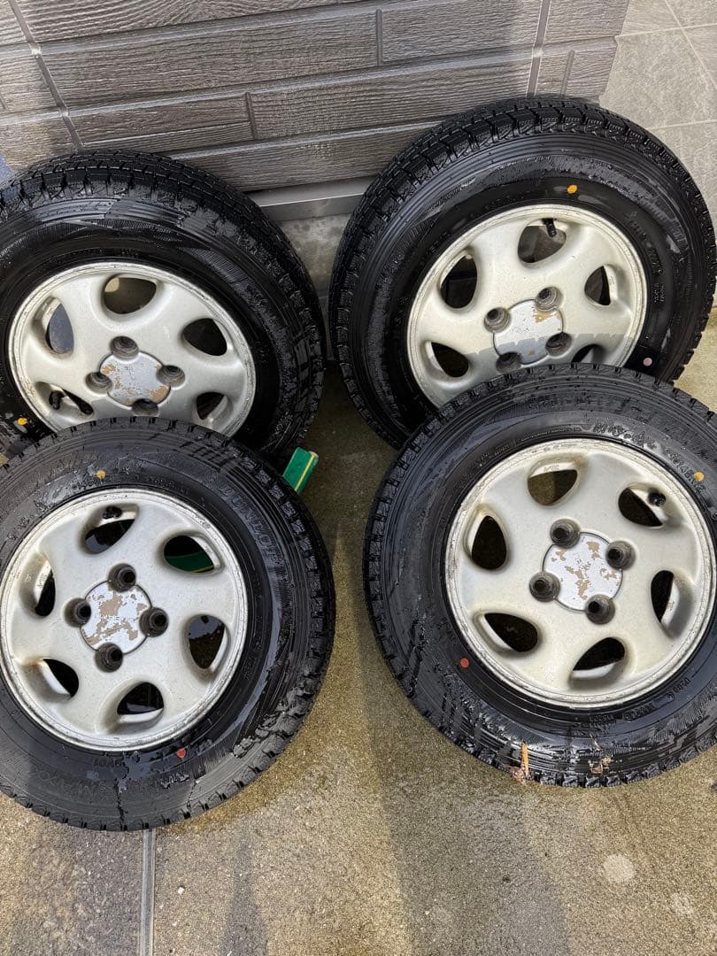 i*i様 サンバー純正タイヤホイール12インチ スノータイヤ　スタッドレス　4本