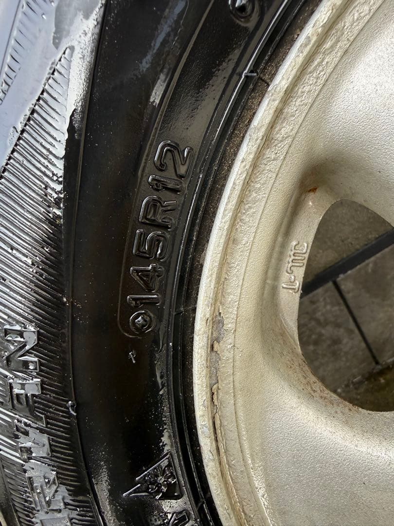 i*i様 サンバー純正タイヤホイール12インチ スノータイヤ　スタッドレス　4本