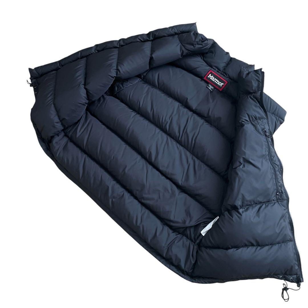 美品 90s ビンテージ MRMOT ダウンベスト ブラック L 刺繍ロゴ