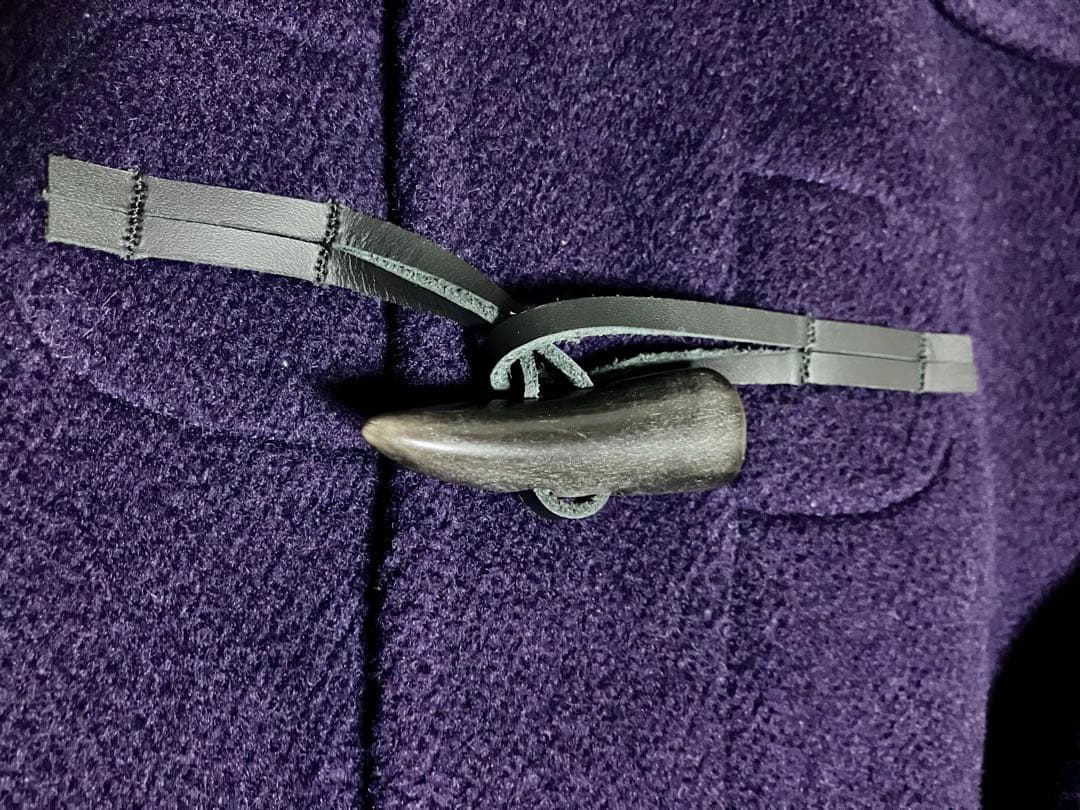 MONTGOMERYウールヘリンボーン ダッフルコート　イギリス製