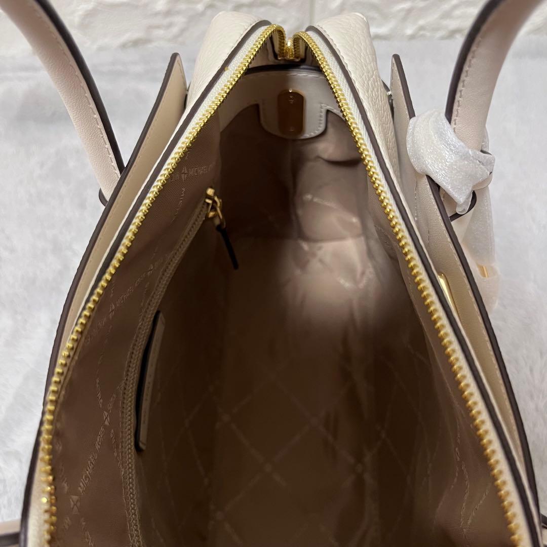 未使用✨マイケルコース ハンドバッグ ショルダー 2WAY PVC レザー 白