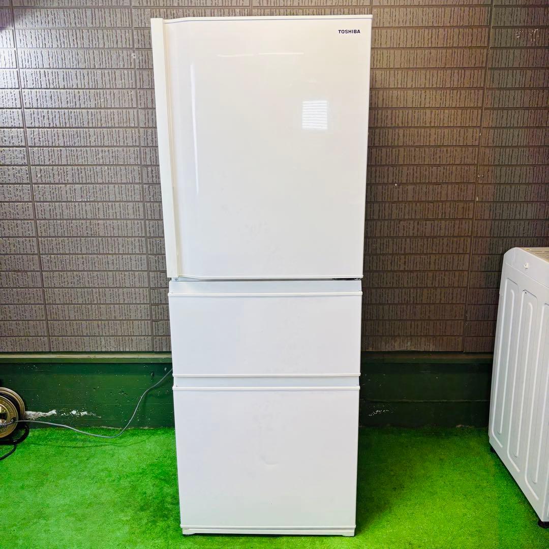 2022年製 326L 冷蔵庫 TOSHIBA スリムタイプ【地域限定配送無料】