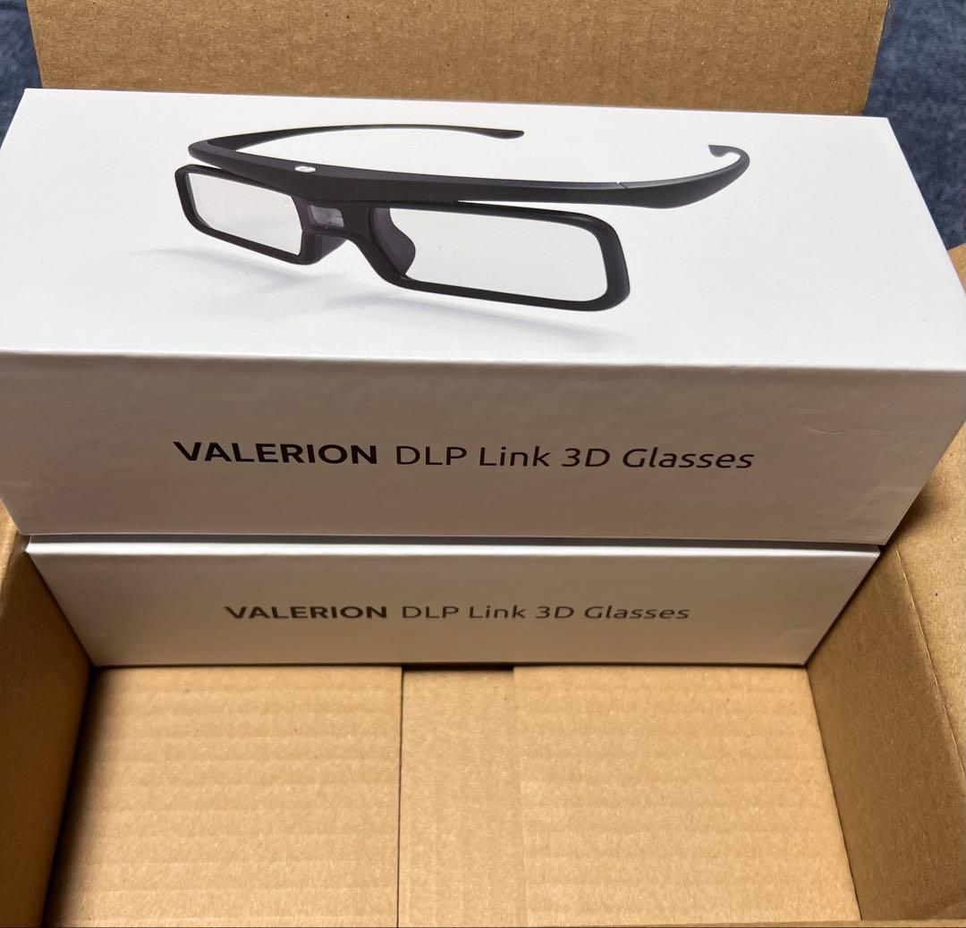 新品未開封 VALERION DLPリンク3Dメガネ（2パック）