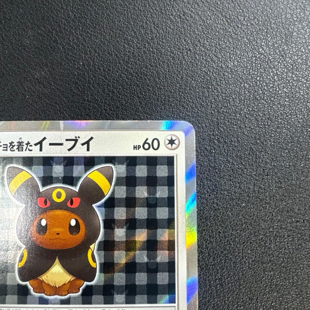 ポケモンカード　ポンチョを着たイーブイ　ブラッキー