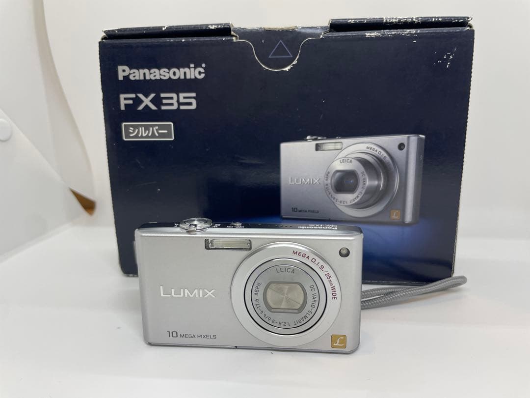Panasonic LUMIX DMC-FX35 シルバー 元箱付　　動作確認済