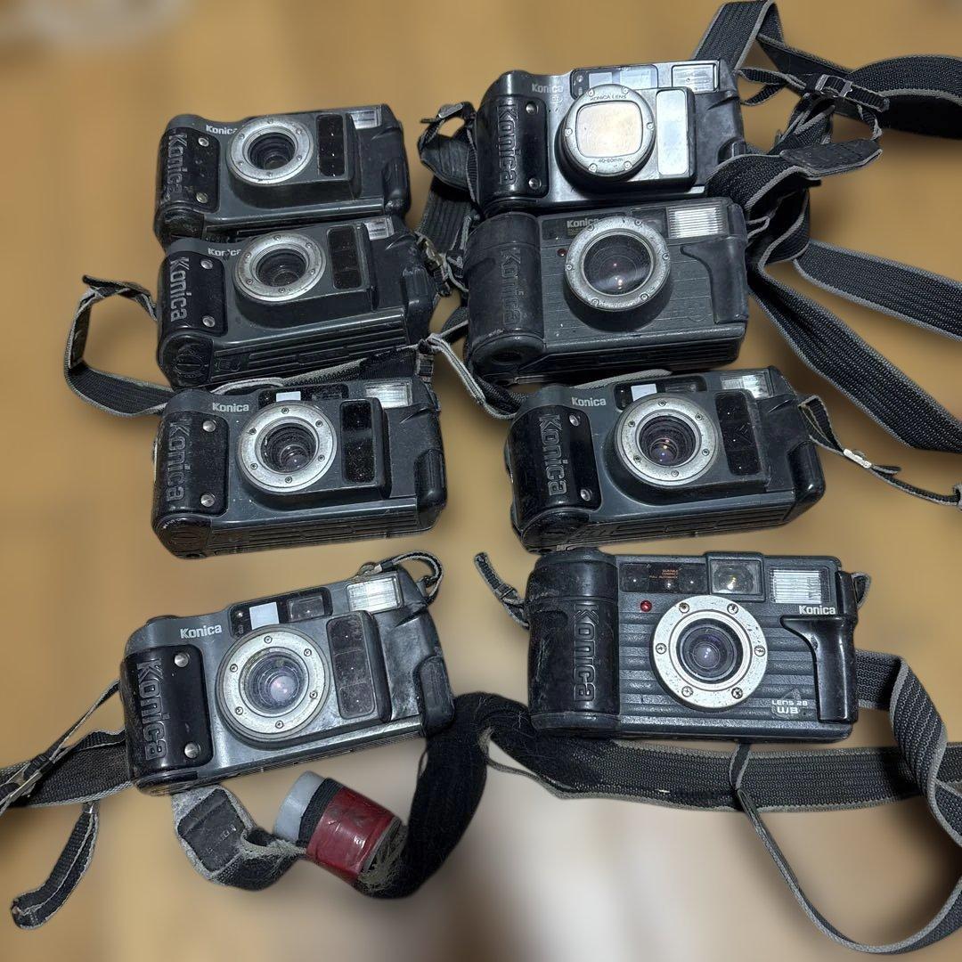 コニカ　Konica フィルムカメラ　8台まとめ　現場監督