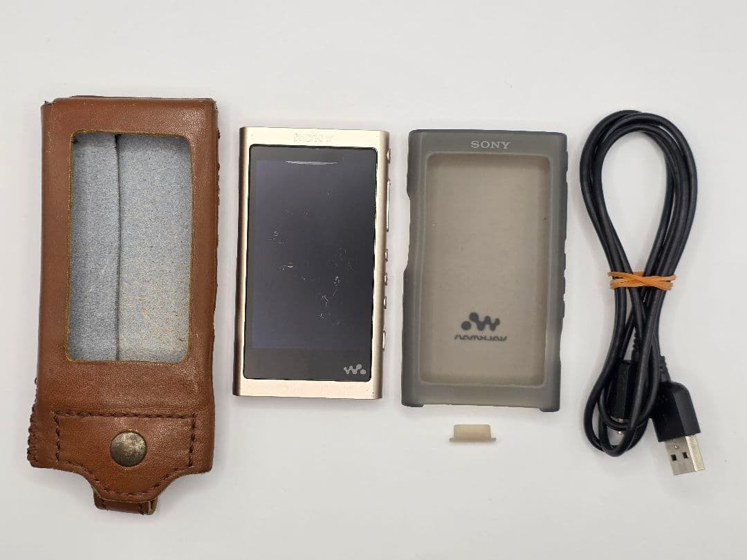 SONY NW-A55 ゴールド オリジナルレザーケース付(非売品)